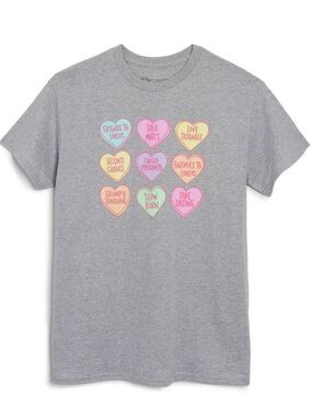 NEW Out of Print Conversation Heart Tee